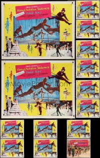 1d0998 LOT OF 18 UNFOLDED HANS CHRISTIAN ANDERSEN STYLE A HALF-SHEETS 1953 Danny Kaye