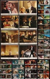 1d0650 LOT OF 80 MINI LOBBY CARDS 1970s-1980s complete sets from a variety of different movies!
