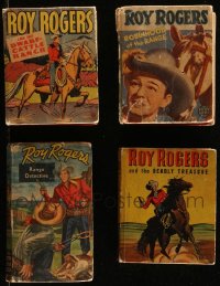1d0749 LOT OF 4 ROY ROGERS BETTER LITTLE BOOKS 1940s-1950s Robin Hood of the Range & more!