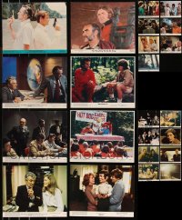1d0659 LOT OF 55 MINI LOBBY CARDS 1970s incomplete sets from a variety of different movies!