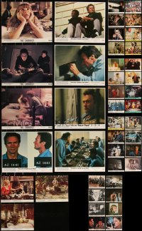 1d0670 LOT OF 43 MINI LOBBY CARDS 1970s incomplete sets from a variety of different movies!