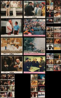 1d0668 LOT OF 46 MINI LOBBY CARDS 1970s-1980s incomplete sets from a variety of different movies!