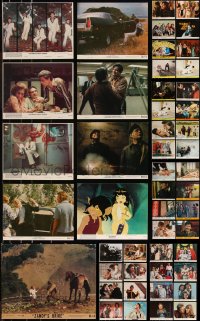 1d0647 LOT OF 89 MINI LOBBY CARDS 1970s-1980s incomplete sets from a variety of different movies!