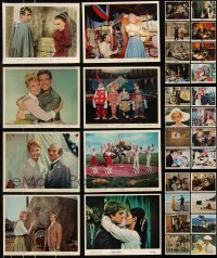 1d0667 LOT OF 47 COLOR 8X10 STILLS 1950s-1970s great scenes from a variety of different movies!