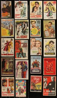 1d0720 LOT OF 20 SPANISH HERALDS 1960s different images from a variety of movies!