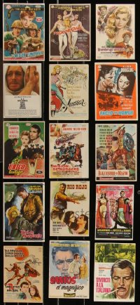 1d0725 LOT OF 15 SPANISH HERALDS 1950s-1960s different images from a variety of movies!