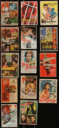 1d0726 LOT OF 14 SPANISH HERALDS 1950s-1960s different images from a variety of movies!