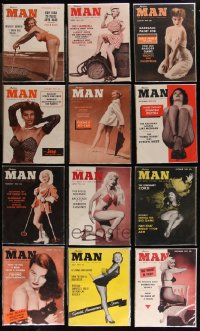 1d0583 LOT OF 12 MODERN MAN 1953 MAGAZINES 1953 all the issues for that year, Marilyn Monroe!