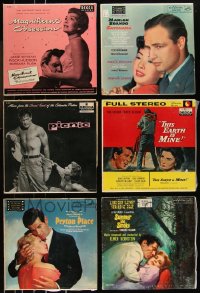 1d0027 LOT OF 9 33 1/3 RPM MOVIE SOUNDTRACK RECORDS 1960s Magnificent Obsession, Picnic & more!