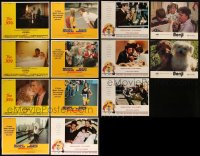 1d0421 LOT OF 15 LOBBY CARDS 1970s incomplete sets from four different movies!