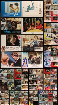 1d0399 LOT OF 127 MOSTLY 1970S LOBBY CARDS 1970s incomplete sets from a variety of movies!