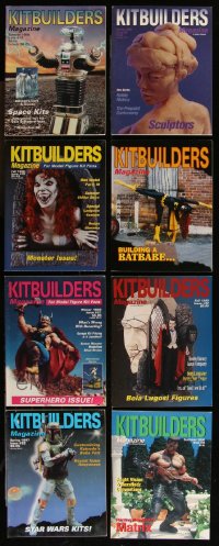 1d0607 LOT OF 8 KITBUILDERS MAGAZINES BETWEEN #19 TO #35 1996-2000 Dracula, Star Wars & more!