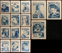 1d0599 LOT OF 15 PICTURE SHOW 1932 ENGLISH MOVIE MAGAZINES 1932 many great images & articles!