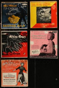 1d0033 LOT OF 5 7X7 45 RPM MOVIE SOUNDTRACK RECORDS 1950s-1960s To Catch a Thief & more!