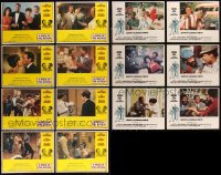 1d0417 LOT OF 22 1970S BLACK CAST LOBBY CARDS 1970s complete & incomplete sets!
