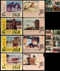 1d0418 LOT OF 20 LOBBY CARDS FROM CLINT EASTWOOD MOVIES 1960s-1970s complete & incomplete sets!