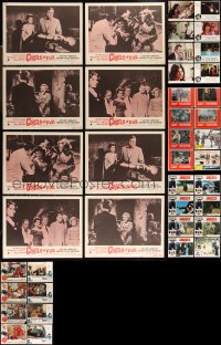 1d0400 LOT OF 126 LOBBY CARDS 1960s-1970s complete & incomplete sets from a variety of movies!