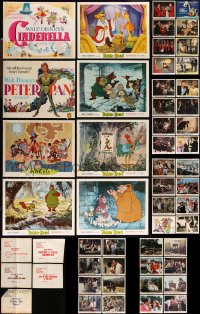 1d0407 LOT OF 61 WALT DISNEY LOBBY CARDS 1970s complete & complete sets from several movies!