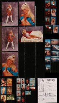 1d0453 LOT OF 41 COLOR 4X6 PHOTOS OBTAINED FROM BUNNY YAEGAR 1990s super sexy w/partial nudity!