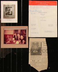 1d0475 LOT OF 4 MISCELLANEOUS HOAGY CARMICHAEL ITEMS 1940s-1950s from the estate of Margie Stewart!