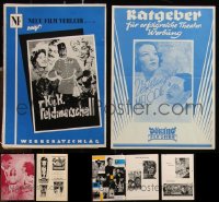 1d0567 LOT OF 5 GERMAN PRESSBOOKS 1950s-1960s advertising for a variety of different movies!