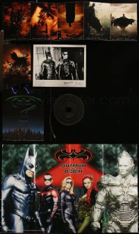 1d0470 LOT OF 6 BATMAN MISCELLANEOUS ITEMS 1990s-2000s Batman & Robin, Batman Begins, Batman Forever!