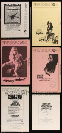 1d0566 LOT OF 6 UNCUT PRESSBOOKS FROM 1968-78 20TH CENTURY FOX MOVIES 1968-1978 High Anxiety & more!