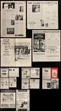 1d0552 LOT OF 18 CLASSIC MOVIES UNCUT PRESSBOOK SUPPLEMENTS 1940s-1950s original & re-release!