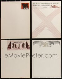 1d0474 LOT OF 4 MOVIE LETTERHEADS 1960s Ben-Hur, A Star is Born, The Cardinal, The Professionals!