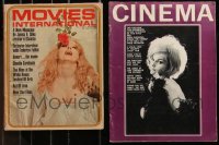 1d0631 LOT OF 2 JIM SILKE EDITED MOVIE MAGAZINES 1970s Movies International & Cinema!