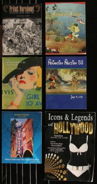 1d0571 LOT OF 6 PROFILES IN HISTORY AUCTION CATALOGS 2009-2020 filled with great memorabilia!