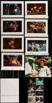 1d0456 LOT OF 16 SPACE JAM COLOR PHOTOS 1996 Michael Jordan & Looney Tunes play basketball!