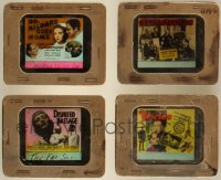 1d0758 LOT OF 4 GLASS SLIDES 1939-1940 Dr. Kildare Goes Home, Gangs of Chicago, Disputed Passage