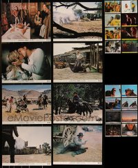 1d0669 LOT OF 45 MINI LOBBY CARDS 1970s complete & incomplete sets from a variety of movies!
