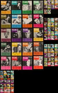 1d0777 LOT OF 90 1960S FILMS IN REVIEW MAGAZINES 1960s filled with great images & articles!