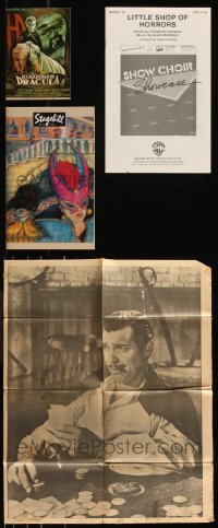 1d0471 LOT OF 5 MISCELLANEOUS ITEMS 1970s-1990s a variety of cool movie images & more!