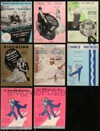1d0480 LOT OF 8 ASTAIRE & ROGERS SHEET MUSIC 1930s Top Hat, Shall We Dance, Swing Time & more!