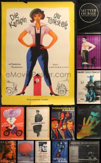 1d1071 LOT OF 18 UNFOLDED EAST GERMAN A1 POSTERS 1960s great images from a variety of movies!