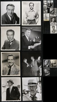 1d0692 LOT OF 19 RAY MILLAND STILLS 1950s-1970s great portraits of the leading man over 3 decades!