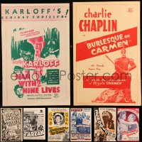 1d0087 LOT OF 8 UNCUT RE-RELEASE PRESSBOOKS R1940s advertising for a variety of different movies!