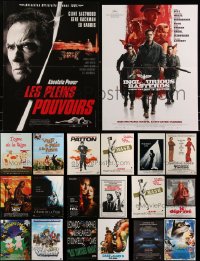 1d0946 LOT OF 26 FORMERLY FOLDED 15X21 FRENCH POSTERS 1970s-2000s a variety of cool movie images!