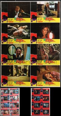 1d1068 LOT OF 4 UNFOLDED THAI LOBBY CARD POSTERS 1980s scenes from a variety of different movies!