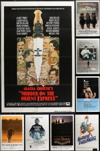 1d0307 LOT OF 17 FOLDED ONE-SHEETS 1970s-1980s great images from a variety of different movies!