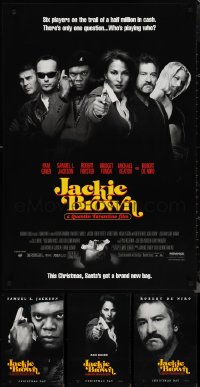 1d1164 LOT OF 6 UNFOLDED SINGLE-SIDED 27X40 JACKIE BROWN TEASERS & ADVANCE ONE-SHEETS 1997 Tarantino
