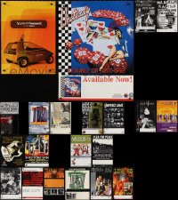 1d0942 LOT OF 24 UNFOLDED ROCK & ROLL MUSIC POSTERS 2000s a variety of cool images!