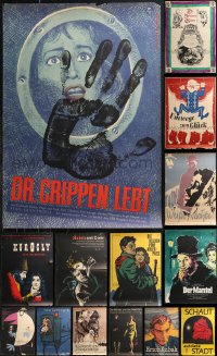 1d1070 LOT OF 16 UNFOLDED EAST GERMAN A1 POSTERS 1960s great images from a variety of movies!