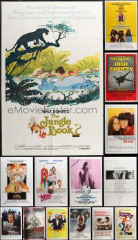 1d0299 LOT OF 18 FOLDED ONE-SHEETS 1970s-1980s great images from a variety of different movies!