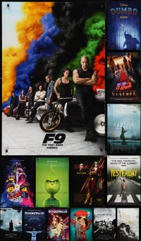 1d1134 LOT OF 17 UNFOLDED DOUBLE-SIDED 27X40 ONE-SHEETS 2000s-2010s a variety of movie images!