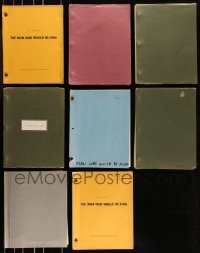 1d0525 LOT OF 8 MAN WHO WOULD BE KING MOVIE SCRIPTS 1960s-1970s John Huston epic from Rudyard Kipling!