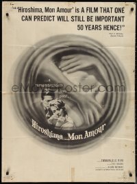 1f0010 HIROSHIMA MON AMOUR 30x40 1960 Alain Resnais classic, Emmanuelle Riva, Eiji Okada